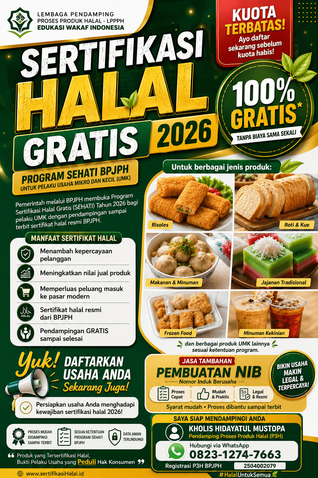 Foto utama produk Sertifikasi Halal BPJPH