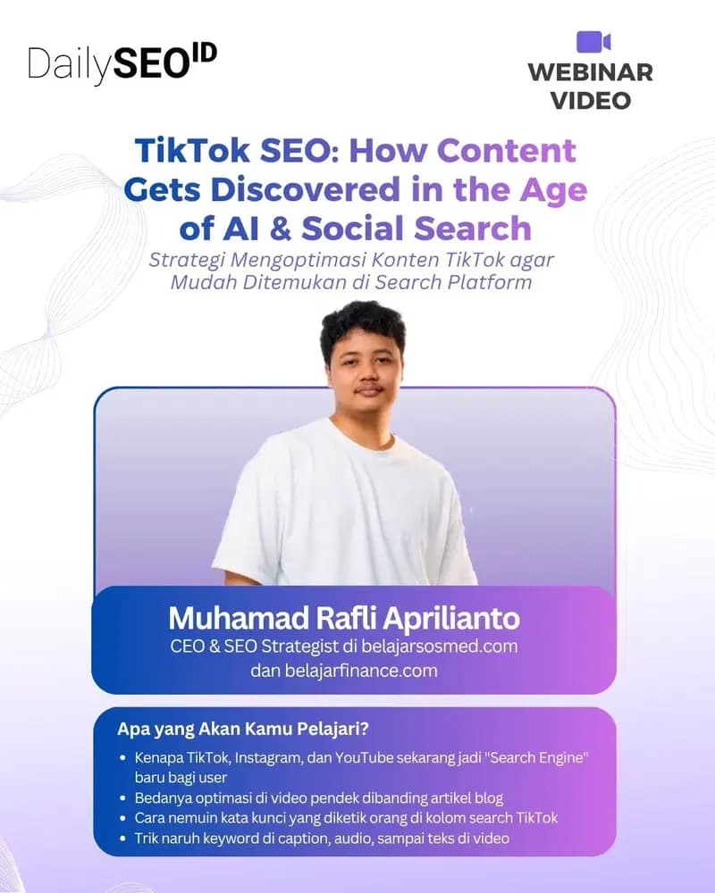 Foto produk Tiktok Seo